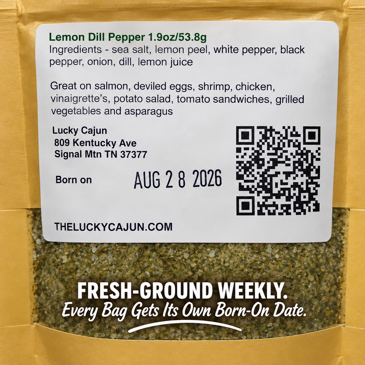 Lucky Lemon Dilly Pepper – Tempero de Limão e Endro Frescos