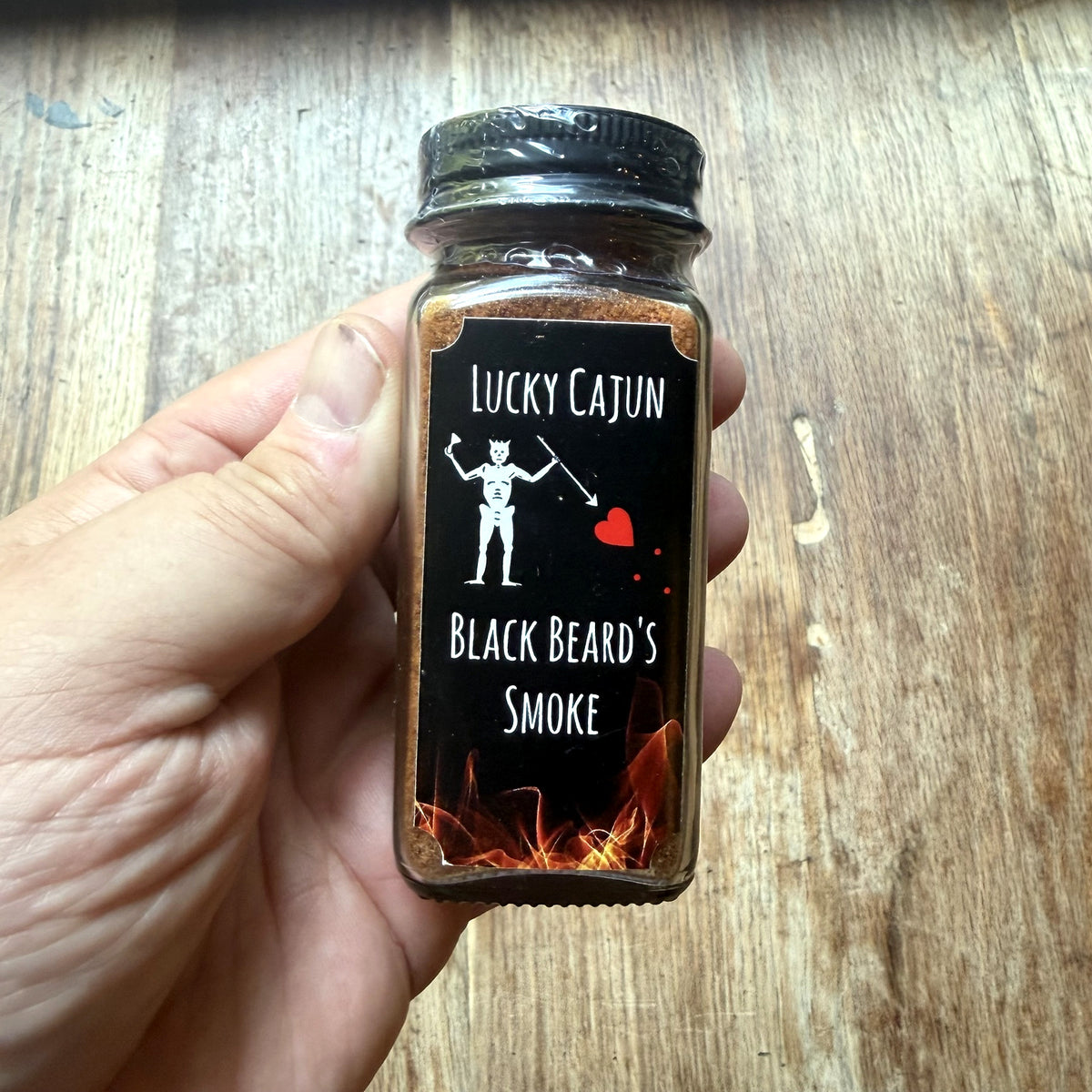 Fresh-Ground Smoky Cajun Seasoning — Blackbeard's Smoke, Born-On Date