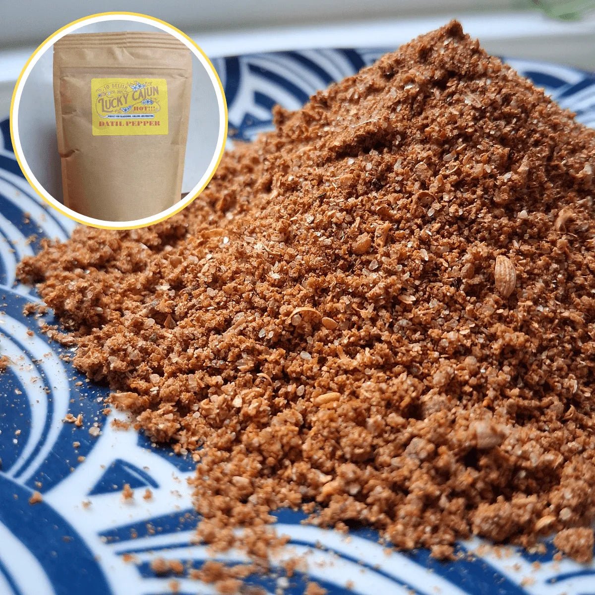 Datil: Datil Pepper Scoville - 100,000 to 300,000 ( Large 8oz Size ) - Lucky Cajun Hand Made Seasoning