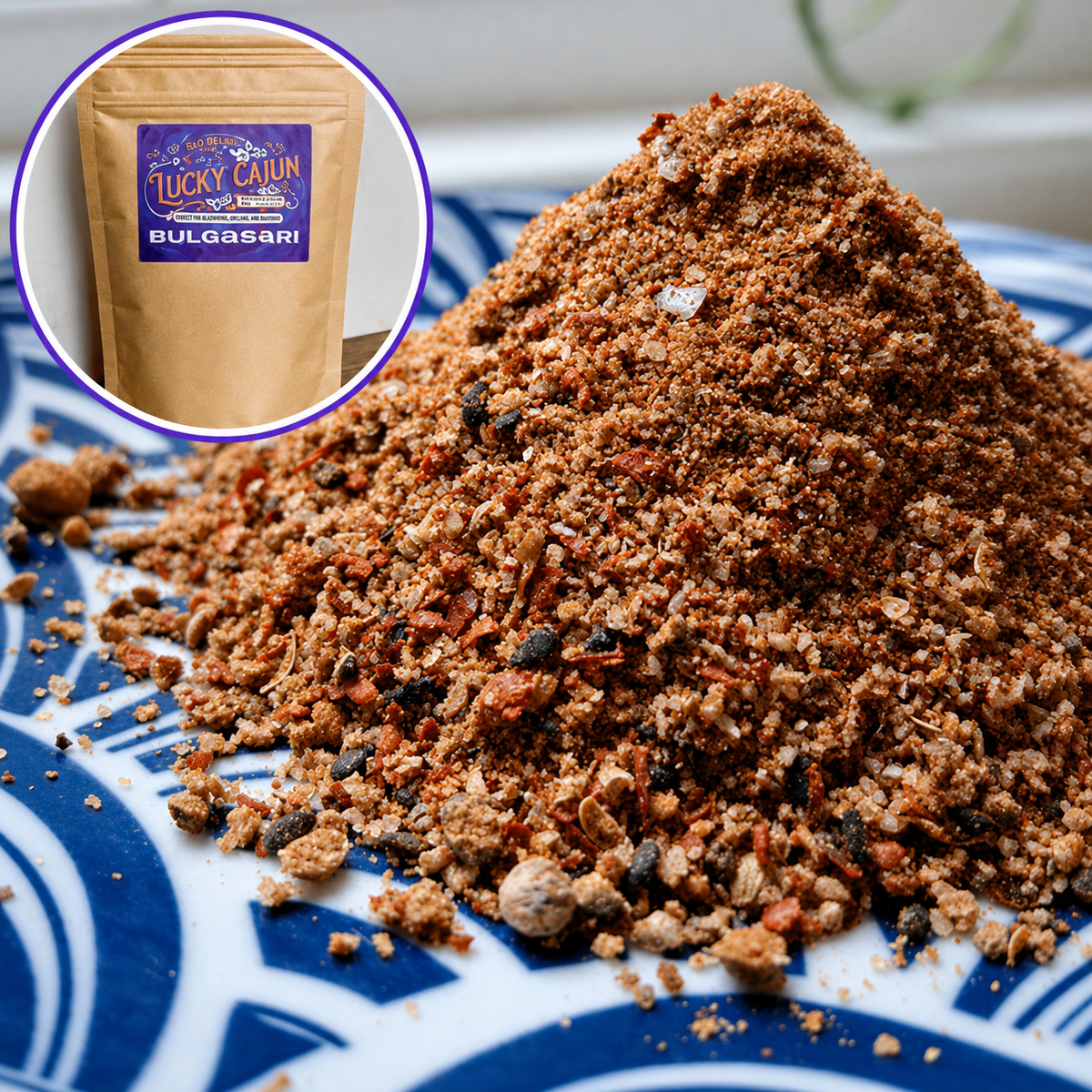 Lucky Cajun Bulgasari - A Bold Cajun - Korean Fusion Seasoning ( Large 8oz size ) - Lucky Cajun Hand Made Seasoning
