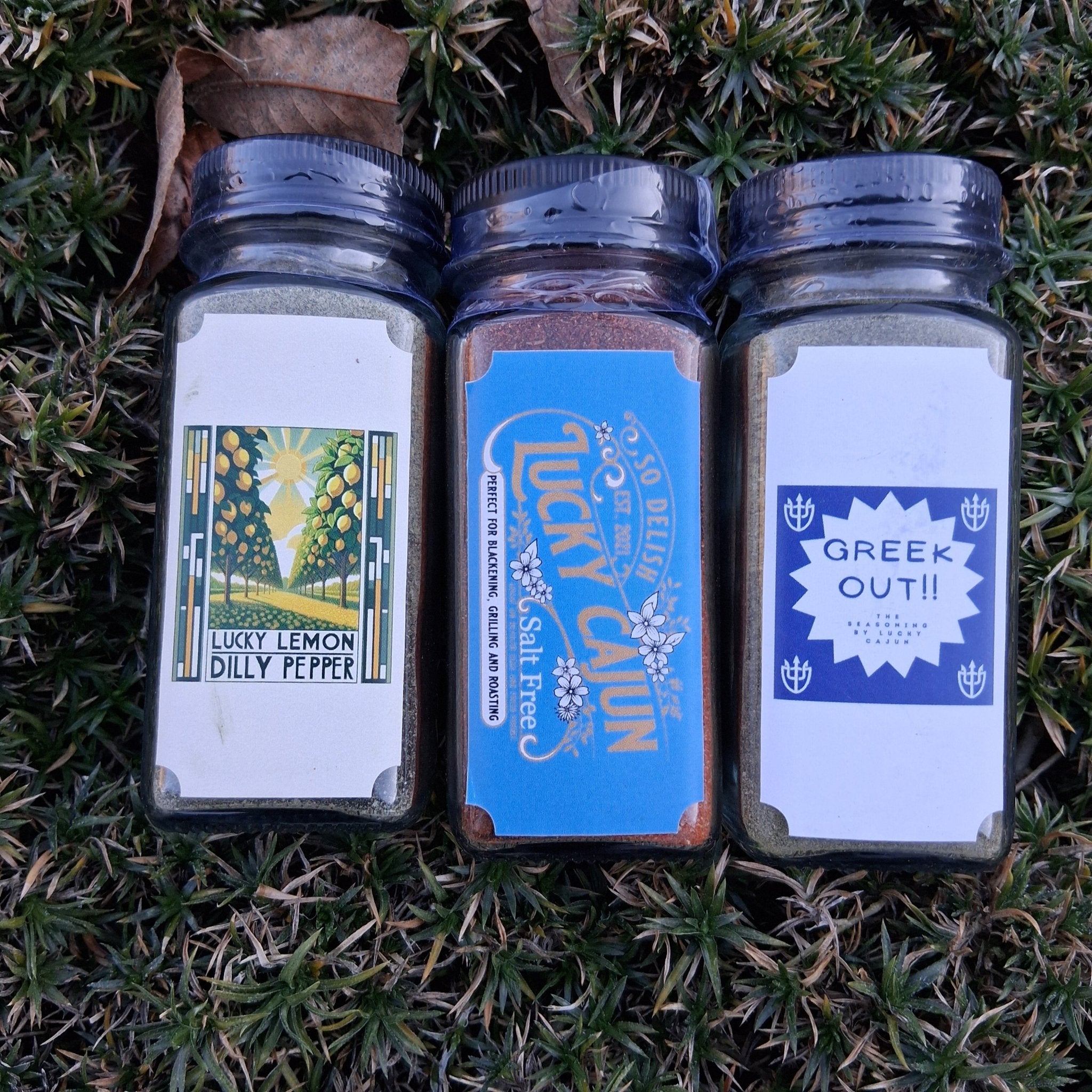 The Clean Flavor 3 - Pack - Lucky Cajun Hand Made Seasoning