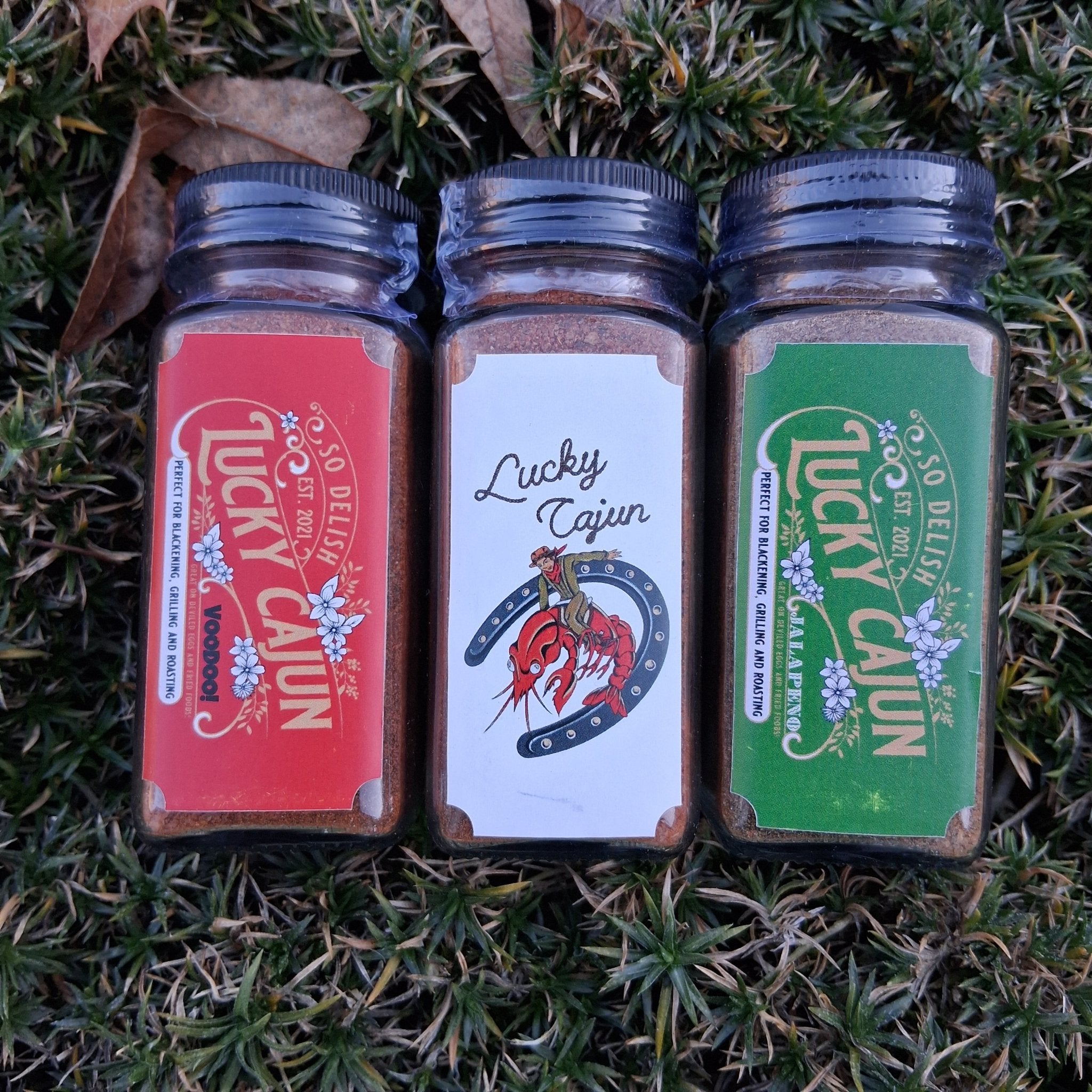 The Holiday 3 - Pack - Lucky Cajun Hand Made Seasoning