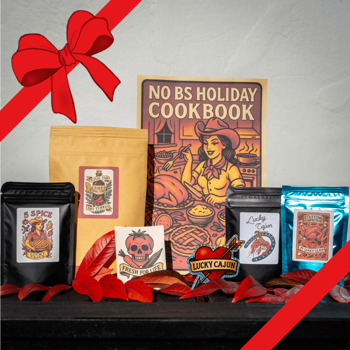 THE HOLIDAY SURVIVAL BUNDLE - Lucky Cajun Hand Made Seasoning