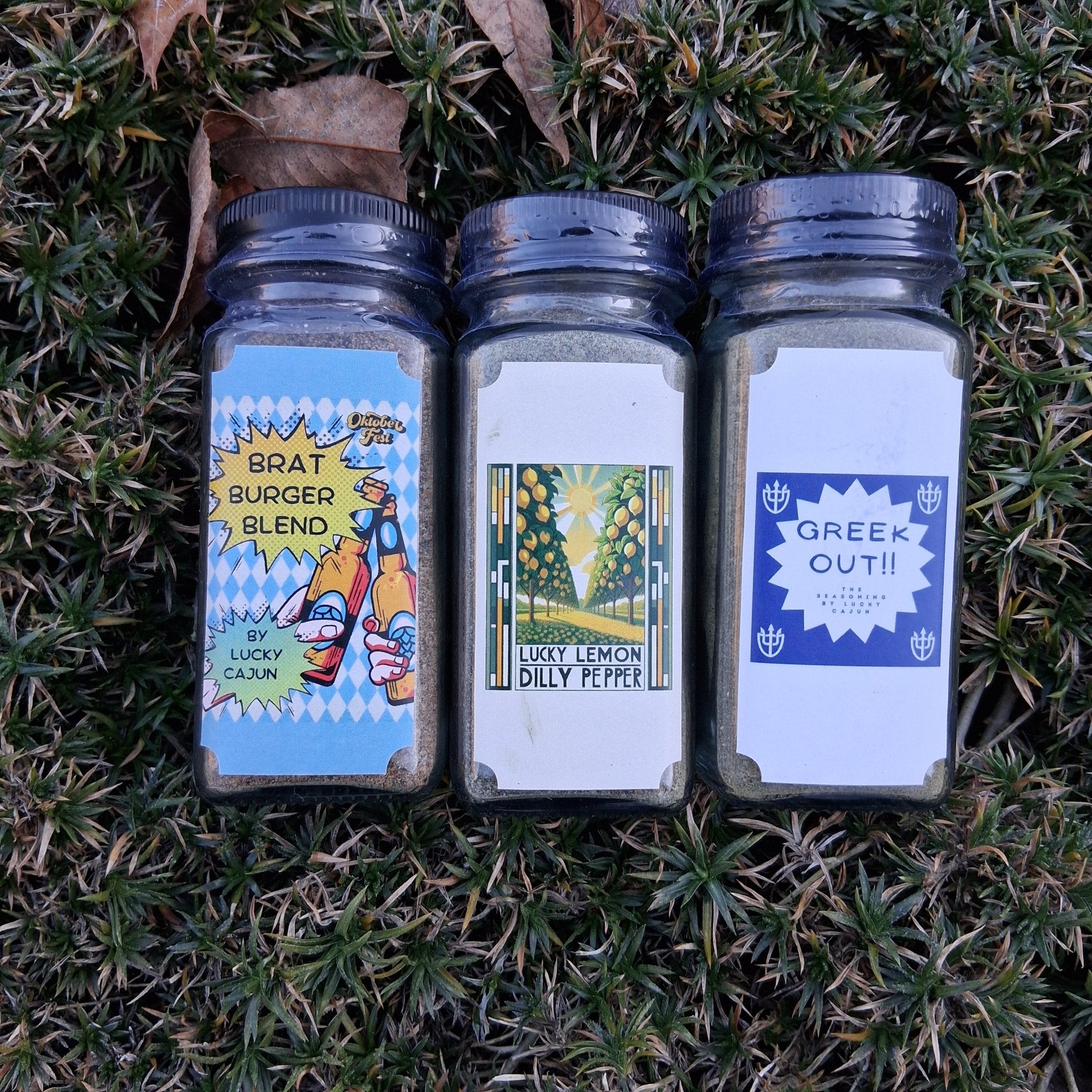 The Mild & Mighty 3 - Pack - Lucky Cajun Hand Made Seasoning