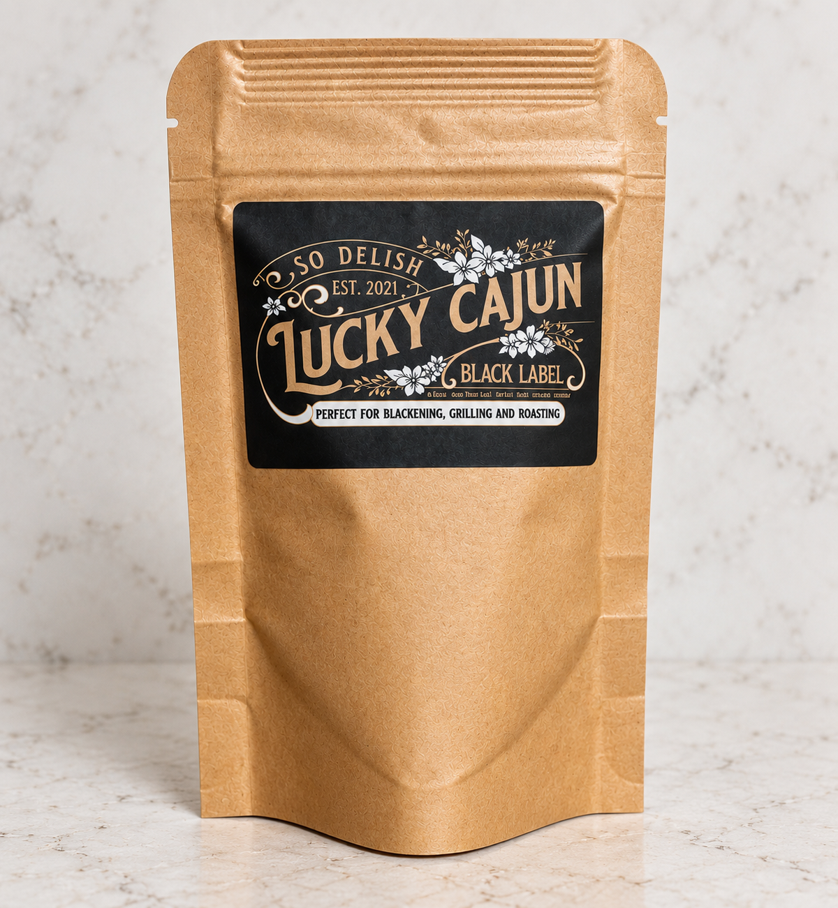 Fresh-Ground Cajun Seasoning w/ Born-On Date — Black Label Flagship