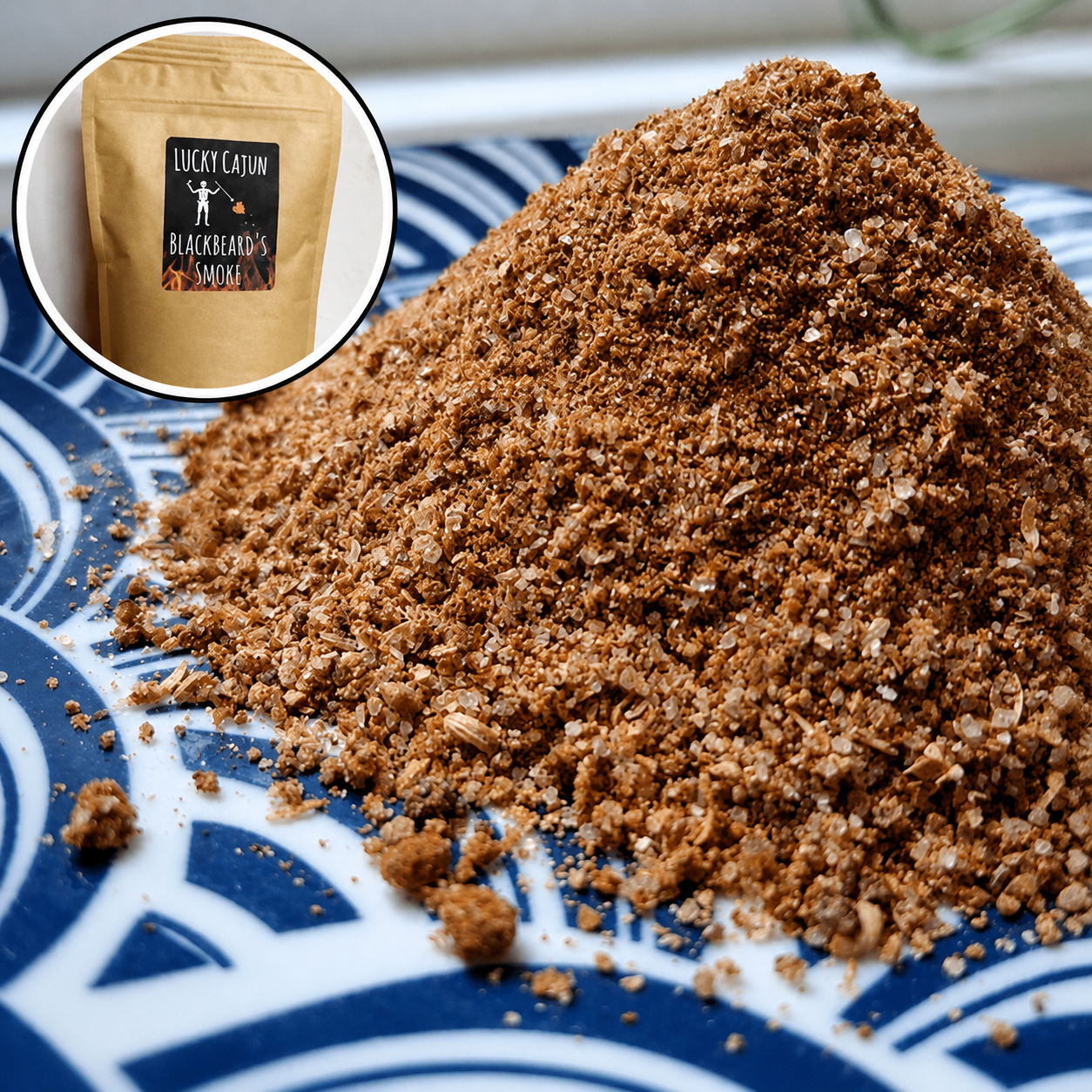 Black Beard’s Smoke - Smokey Spice Cajun Seasoning Mix(Large 8oz Size) - Lucky Cajun Hand Made Seasoning