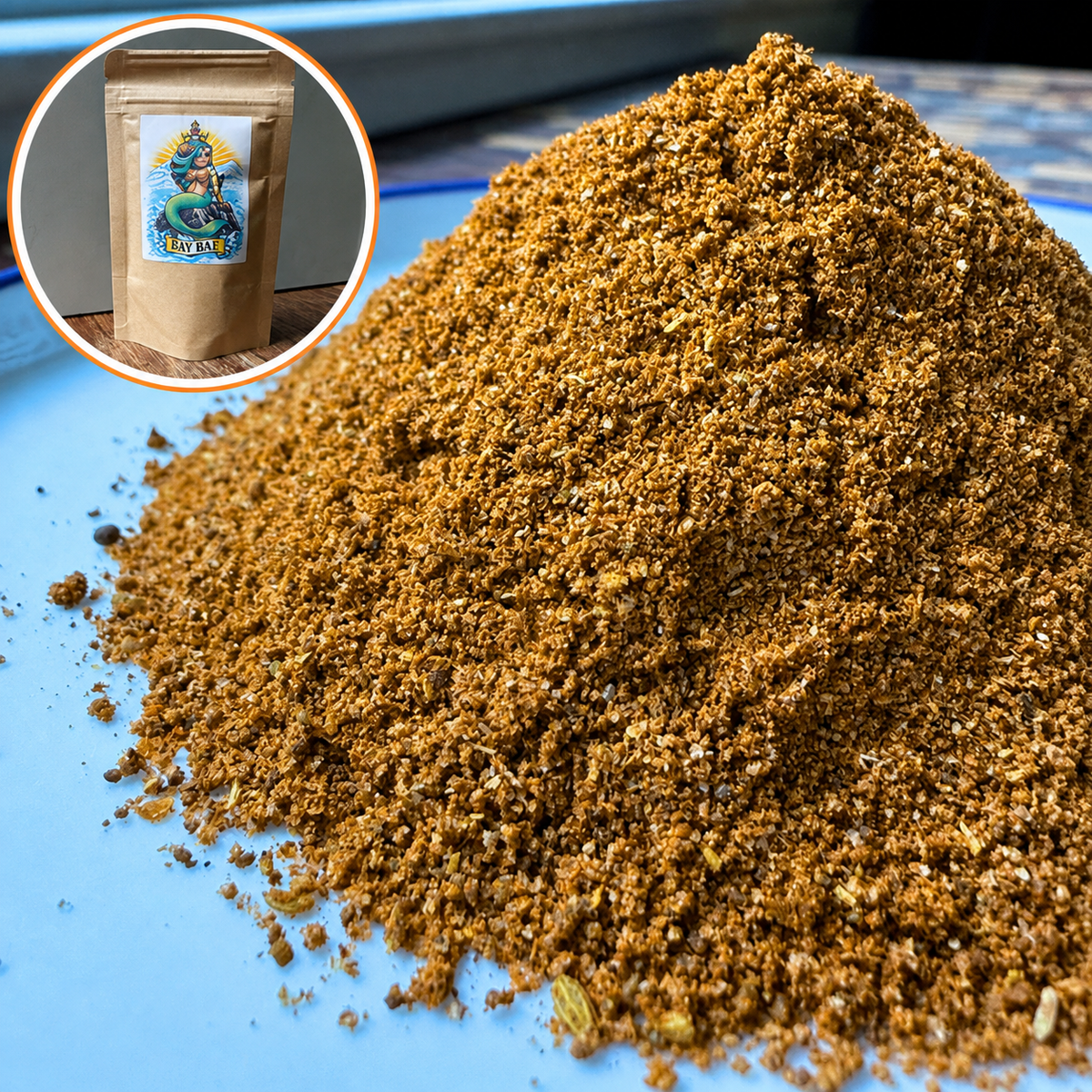 Bay Bae seasoning on plate
