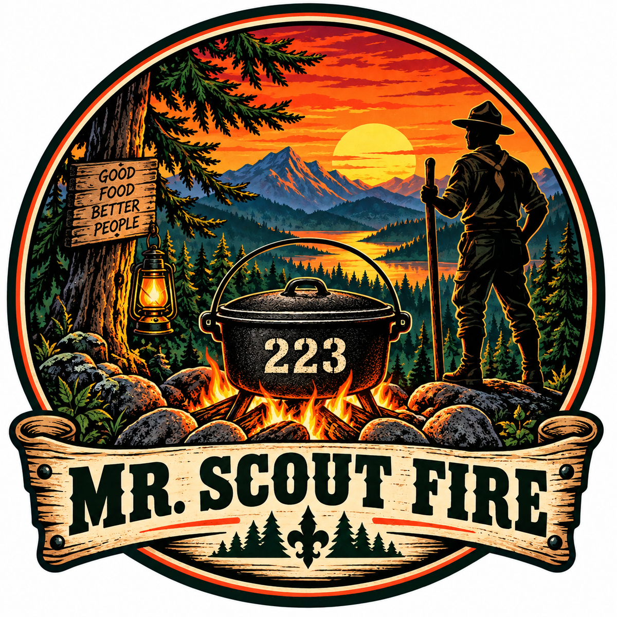 Fresh-Ground Campfire Seasoning — Mr. Scout Fire, Steaks, Chili & Beans