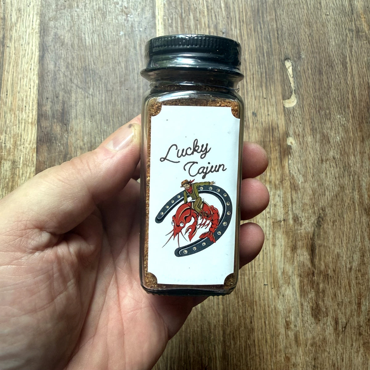 Fresh-Ground Cajun Seasoning w/ Born-On Date — Black Label Flagship