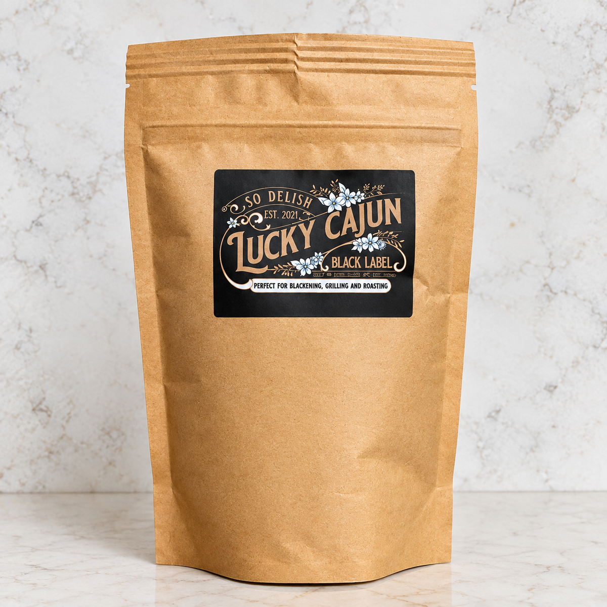 Fresh-Ground Cajun Seasoning w/ Born-On Date — Black Label Flagship