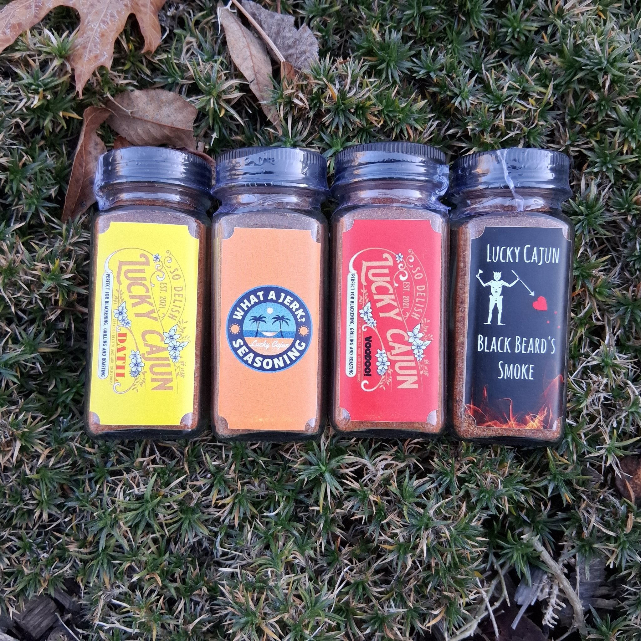 The Heat Seeker 4 - Pack - Lucky Cajun Hand Made Seasoning